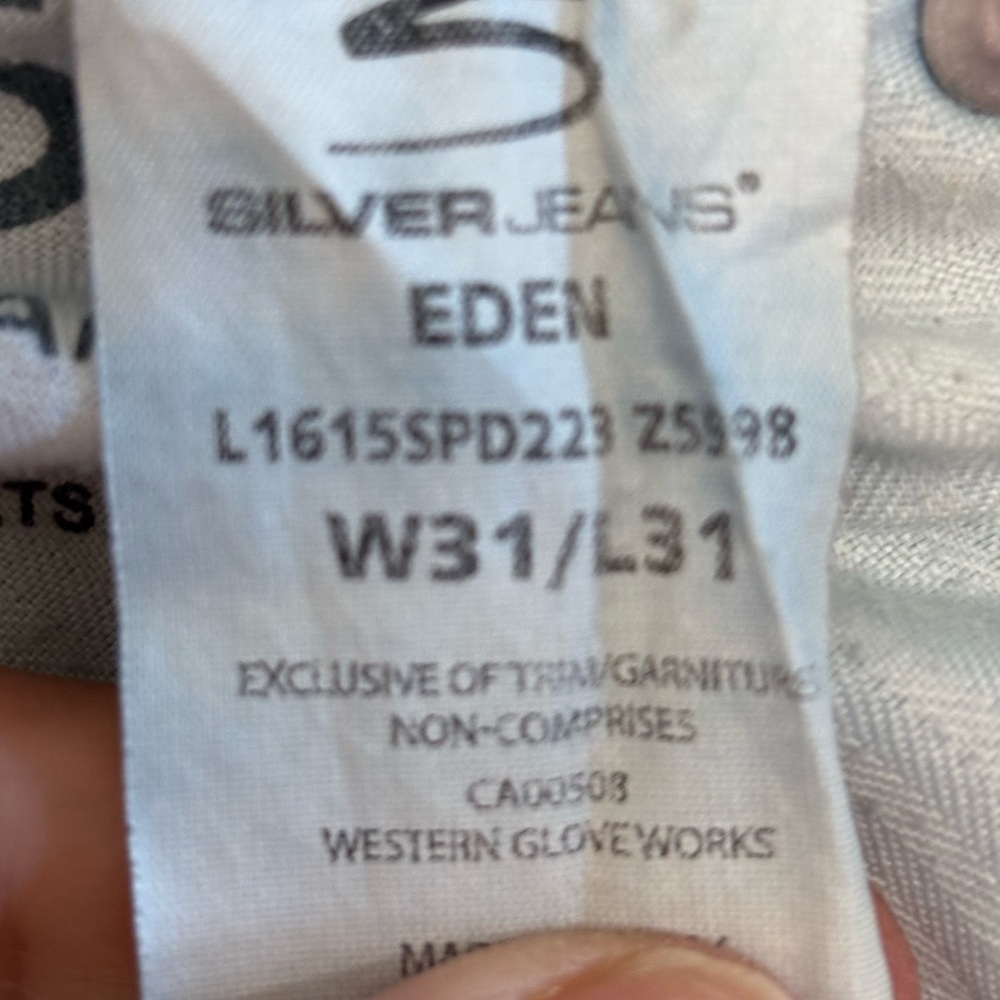 Silver Jeans Eden Bootcut Faded‎ Distressed Y2K size 31 - Picture 7 of 8